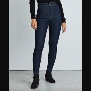 NWT Everlane Way-High Skinny Jean Dark Indigo Size 24